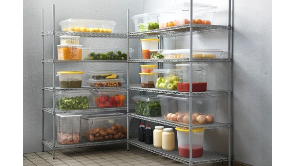 Square Storage Container 22Qt/20.8L Clr