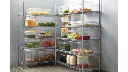 Square Storage Container 22Qt/20.8L Clr