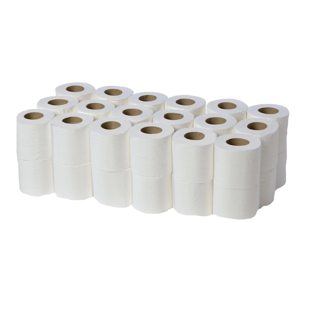 Toilet Roll 300 sheet Embossed Recycled Paper 2plyC5 10Roll/Pkt 10Pkt/PP