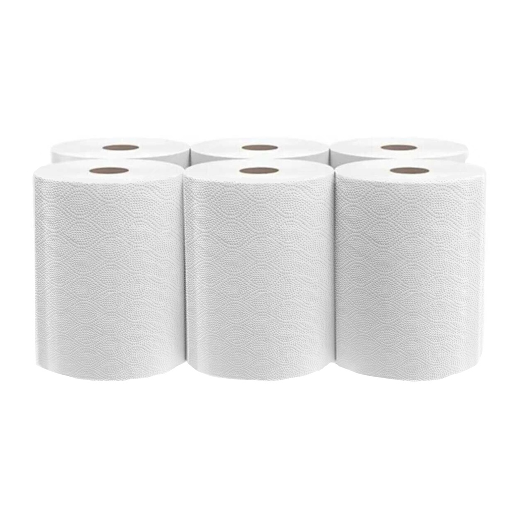 Maxi Roll 900g Embossed 2ply Medium Soft Medium Strength 6Roll/PP