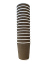 Ripple Brown Paper Cup 12oz 25Pc/Pkt 20Pkt/Ctn 