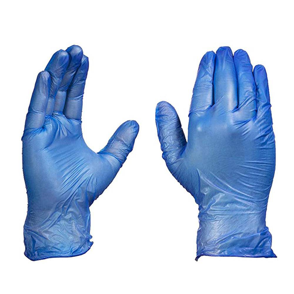 Vinyl Gloves Disposable Large Blue (EUROGREEN)
