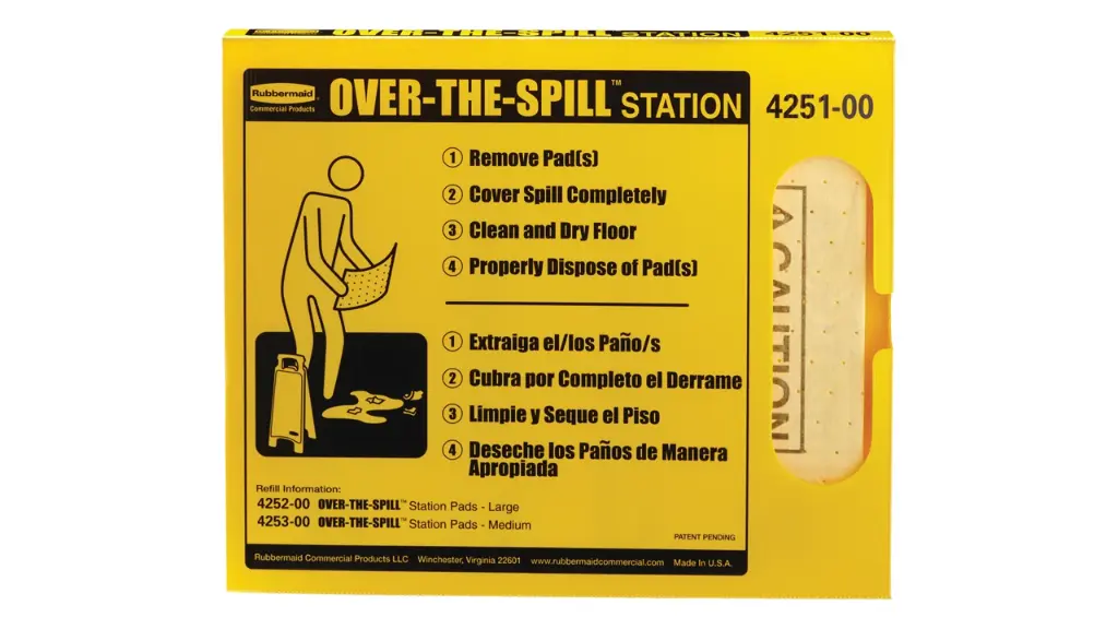 Over The Spill Pads Tablet Yellow
