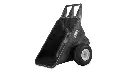 Heavy Duty Big Wheel Cart 8.75 Cubic Foot Assembled Black