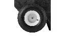 Heavy Duty Big Wheel Cart 8.75 Cubic Foot Assembled Black