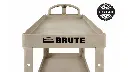 Heavy Duty Utility Cart 2 Shelf 24x36 Beige