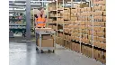 Heavy Duty Utility Cart 2 Shelf 24x36 Beige