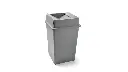 Untouchable Square Swing Lid Gray
