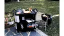 Utility Cart With Enclosed End Panels On 3 Sides Black