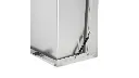 Defenders Squre Quiet Step Can with Wheels 40Gal/151L White