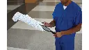 Executive Series Hygen Quick Connect Flexi wand with Microfiber Dusting Sleeve White