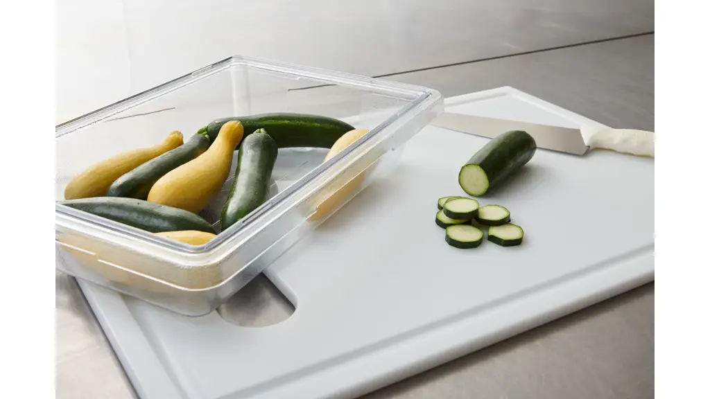 Food Tote Box 5Gal/19L 26"x18"x3.5" Clear