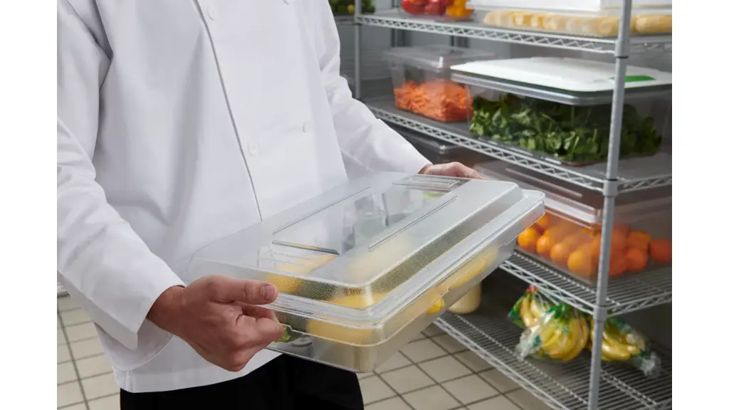 Food Tote Box 5Gal/19L 26"x18"x3.5" Clear
