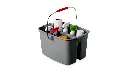 Double Bucket Pail 19QT/18L Gray