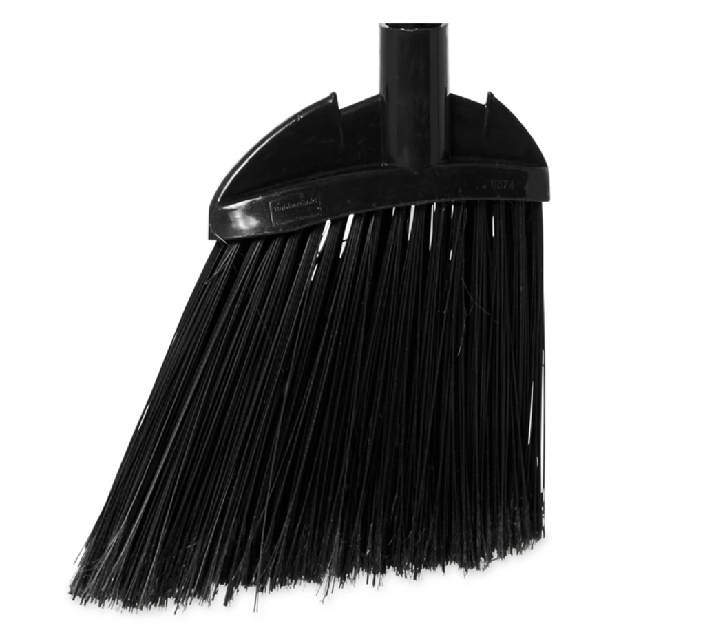 Executive Series Lobby Broom Black Vinyl Handle Black