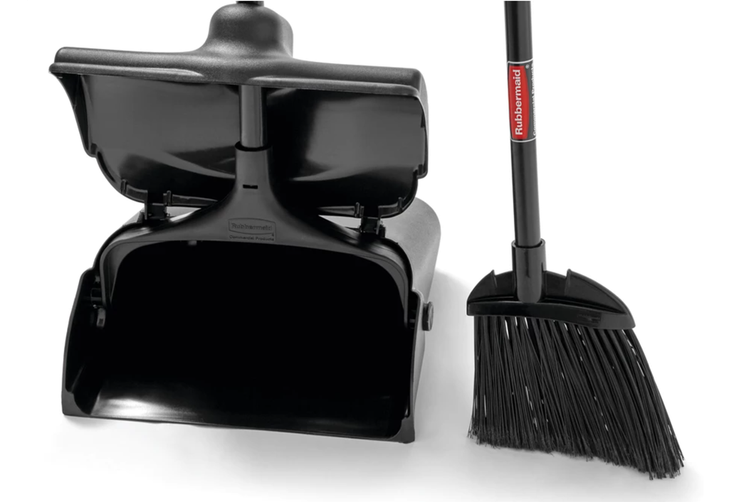 Executive Series Lobby Broom Black Vinyl Handle Black