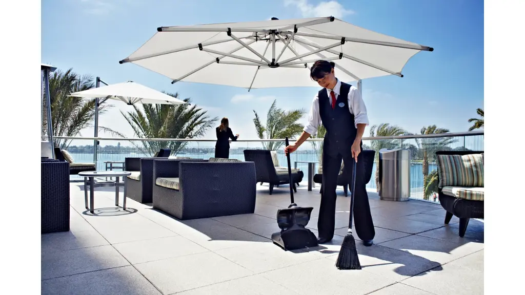 Executive Series Lobby Pro Dustpan With Cover Long Handle Black 