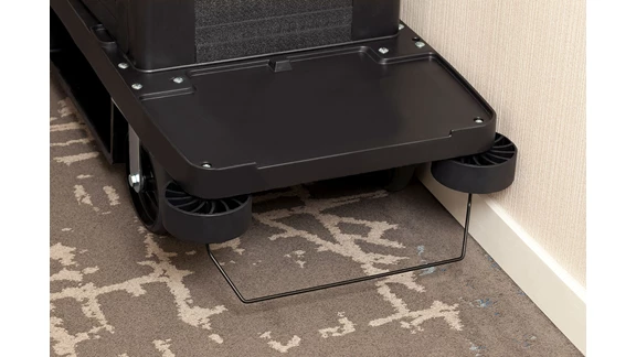 Executive Full Size Housekeeping Cart Traditional Black 