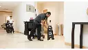 Executive Series Multilingual "CAUTION" Sign 2 Sided 26" Black