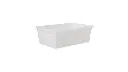 Food Tote Box 12.5Gal 18"x26"x9" White