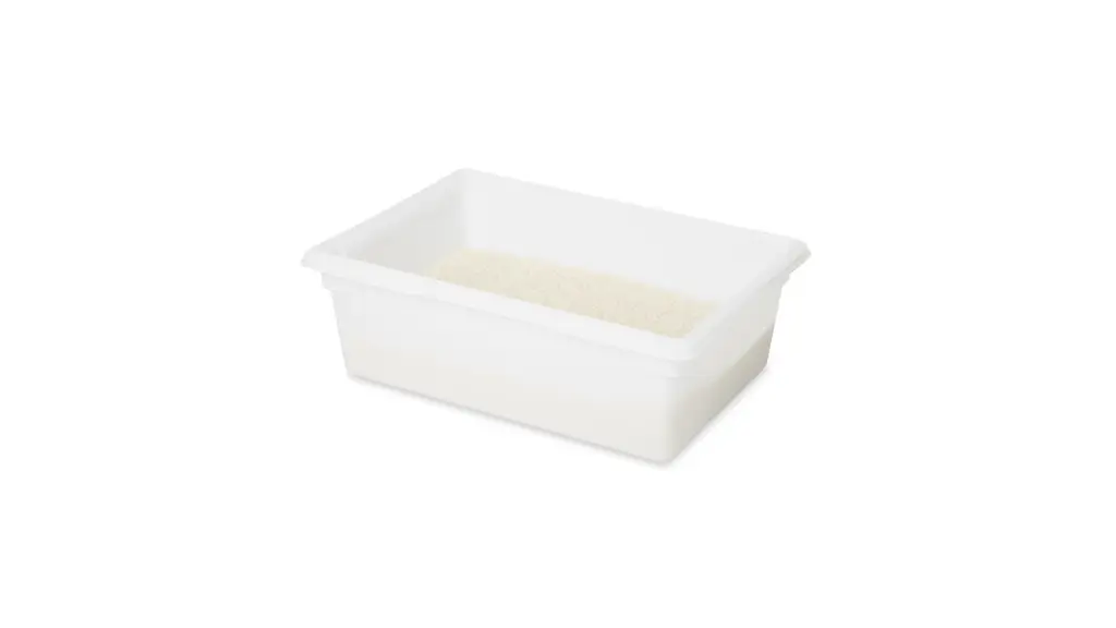 Food Tote Box 12.5Gal 18"x26"x9" White