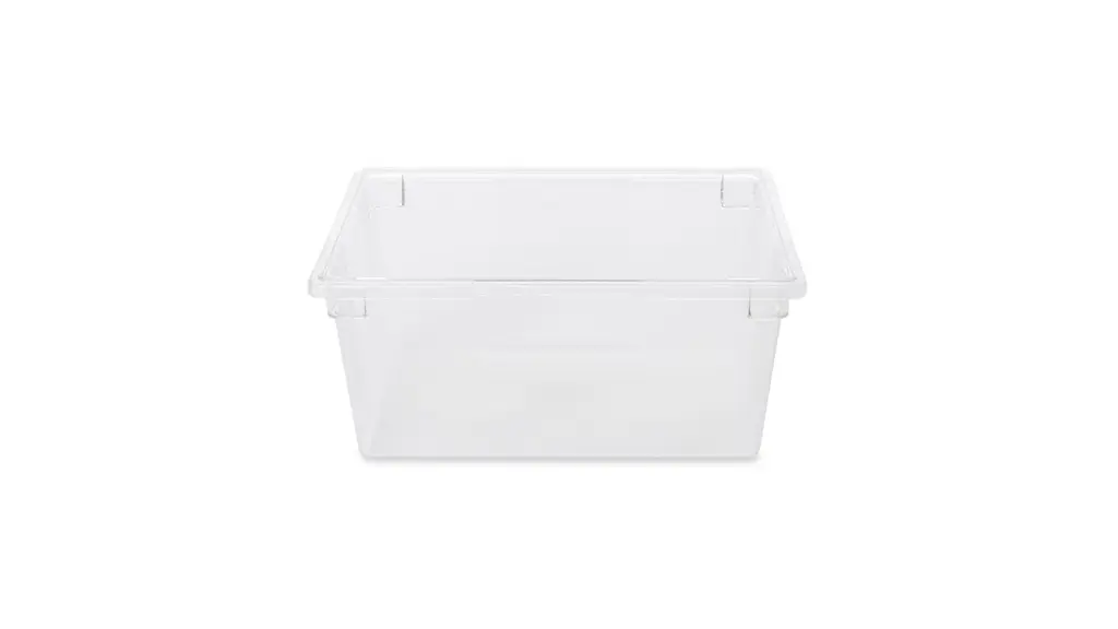 Food Tote Box 16.6Gal/63L 26"x18"x12" Clear