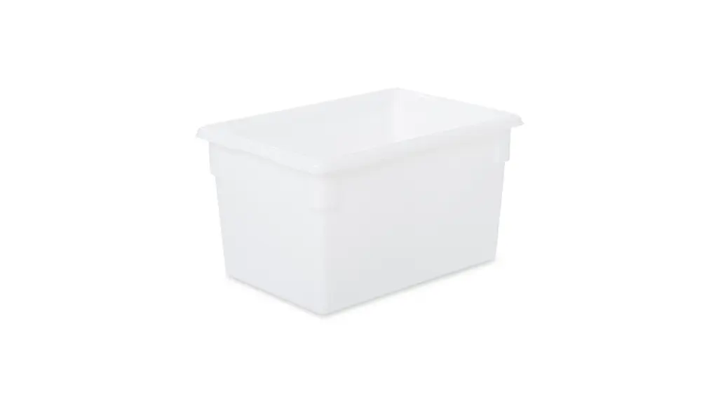 Food Tote Box 21.5Gal 18X26X15 White