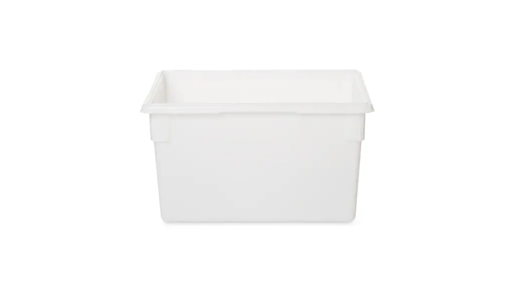 Food Tote Box 21.5Gal 18X26X15 White