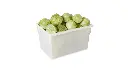 Food Tote Box 21.5Gal 18X26X15 White