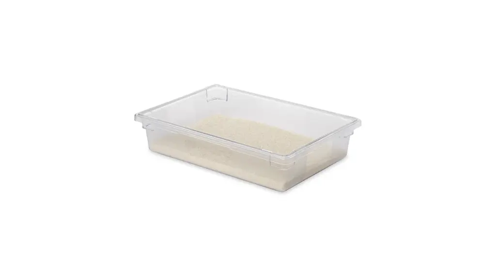 Food Tote Box 8.5 Gal 26"x18"x6" Clear