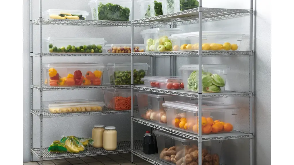 Food Tote Box 8.5 Gal 26"x18"x6" Clear