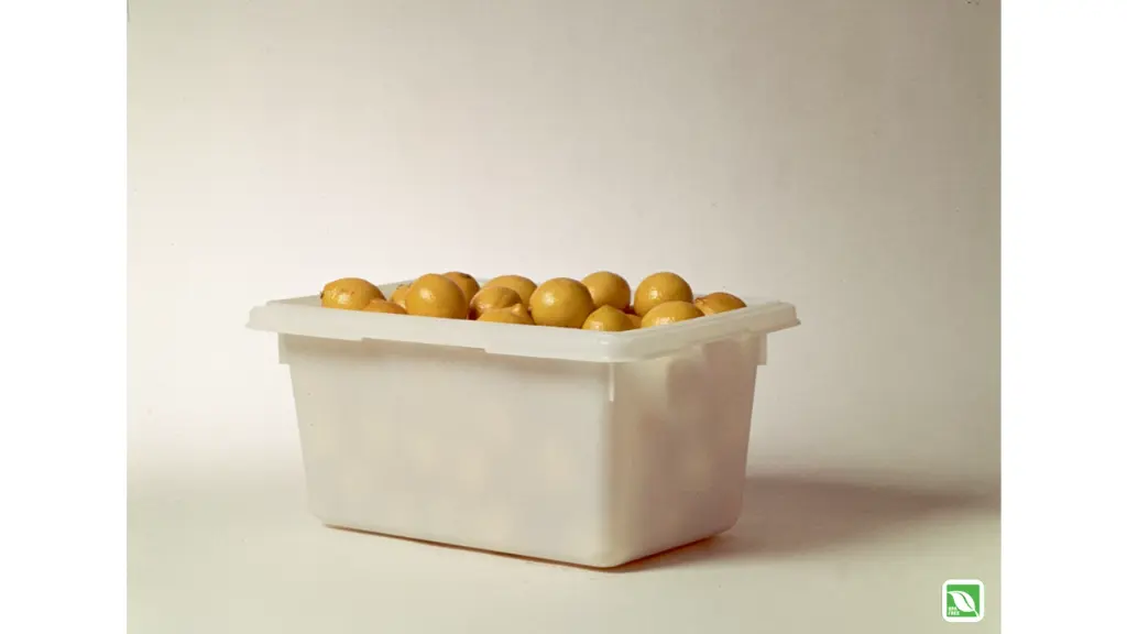Food Tote Box 5Gal/18.9L 18"x12"x9" White