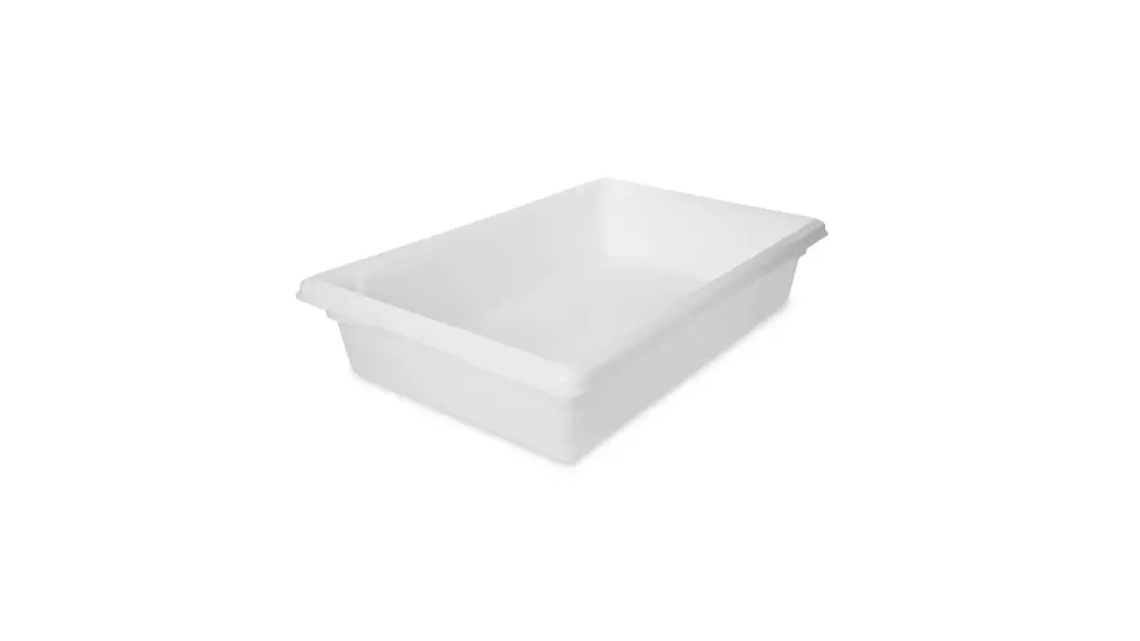Food Tote Box 8.5 Gal 26"x18"x6" White