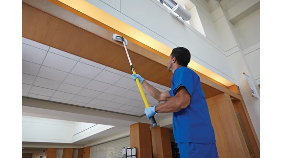 Hygen Quick Connect Handle 48"-72" Yellow