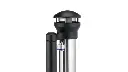 Infinity Wall Mount Smoking Receptacle Stainless Steel With Black Top