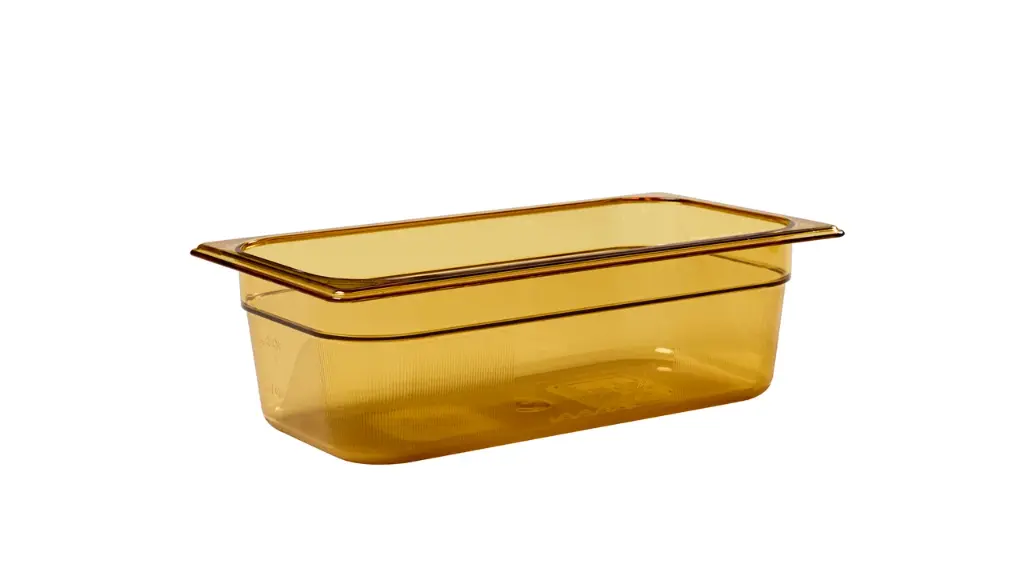 Insert Pan 1/3 Size Hot 4" Deep Amber 