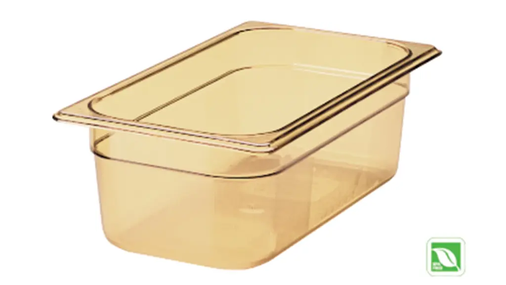 Insert Pan 1/3 Size Hot 4" Deep Amber 