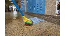 Invader Side-Gate Wet Mop Handle Fiberglass Handle 60" Blue
