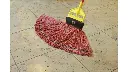 Invader Side-Gate Wet Mop Handle Fiberglass Handle 60" Red
