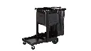 Janitorial Cleaning Cart Traditional Black