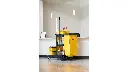 Janitorial Cleaning Cart Vinyl Bag 24 Gal Bag Yellow 