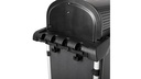 Janitorial Cleaning Cart With Doors And Hood High Security Black