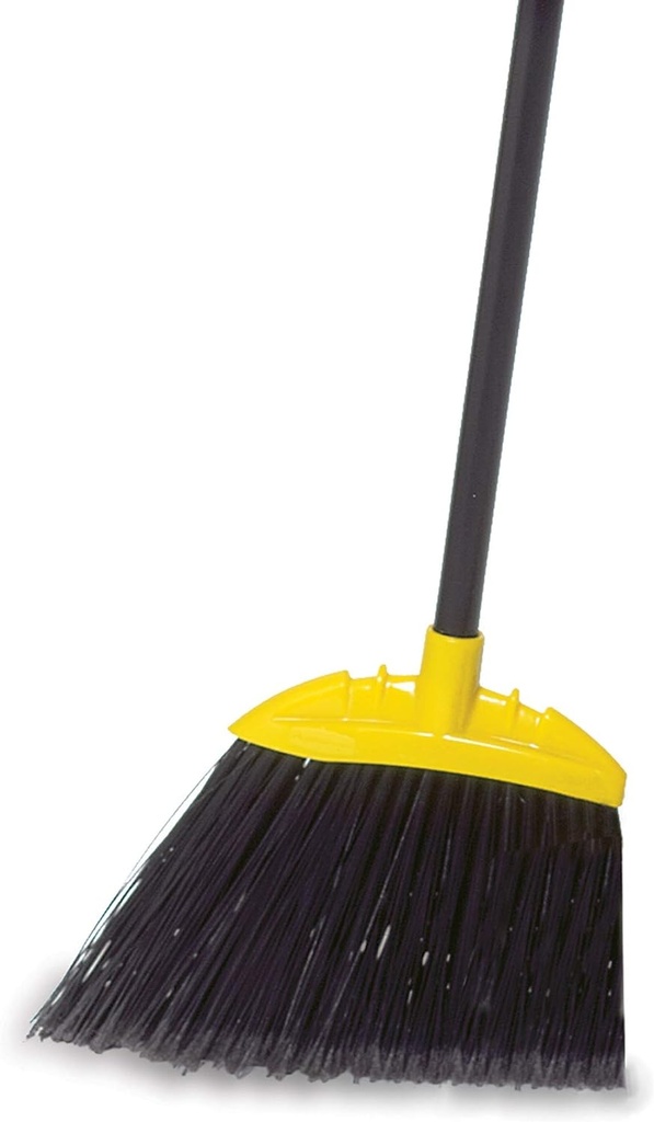 Jumbo Smooth Sweep Angle Broom Metal Handle Black