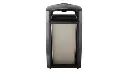 Landmark Series Classic Container Dome Top With Ash Tray Frame And Rigid Liner 50 Gal Black 