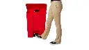 Legacy Step-On Container 18 Gal Red