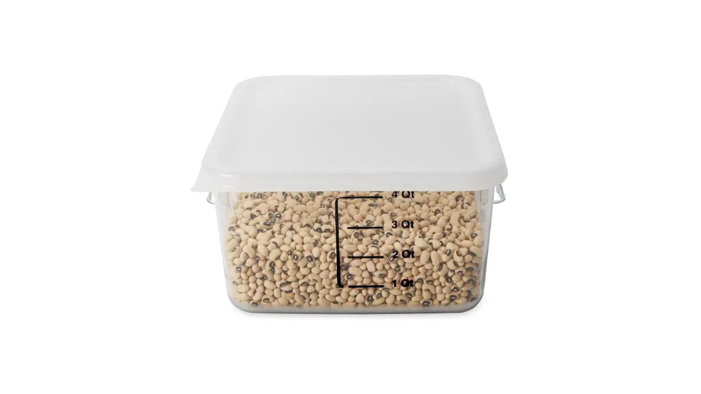 Lid For Square Storage Container 2 QT-8 QT White 