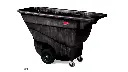 Structural Foam Tilt Truck Utility Duty 1/2 Cubic Yard Black