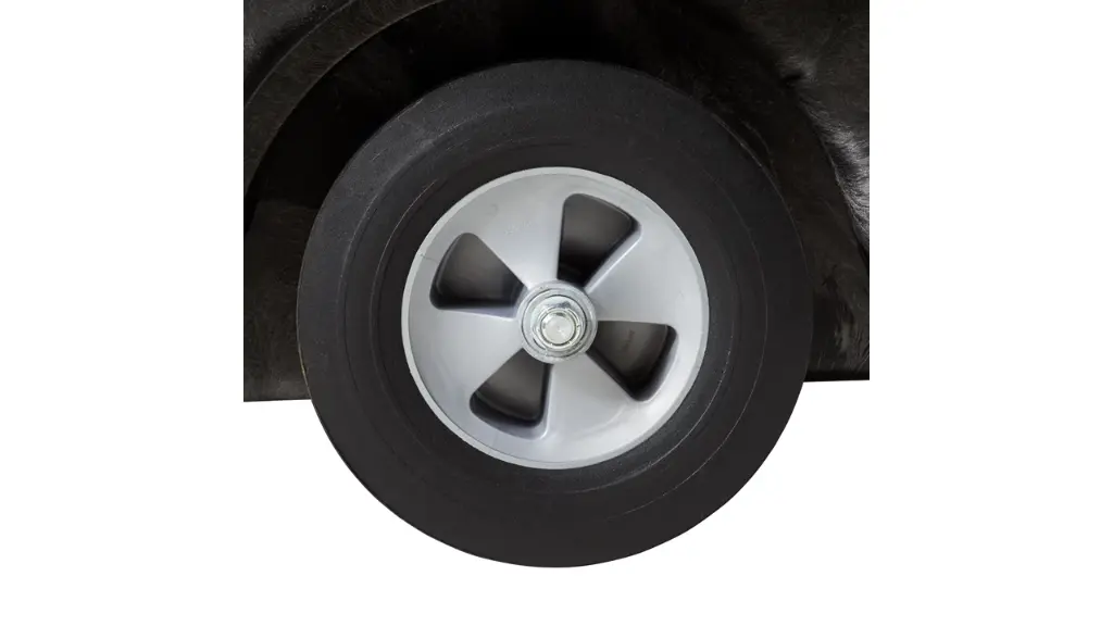 Structural Foam Tilt Truck Standard Duty 1 Cubic Yard 1250Lbs Black