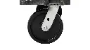 Sheet And Panel Truck 24"X36" With 8" Polyolefin Casters Black