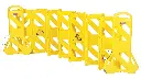Mobile Barrier 13" Feet Yellow